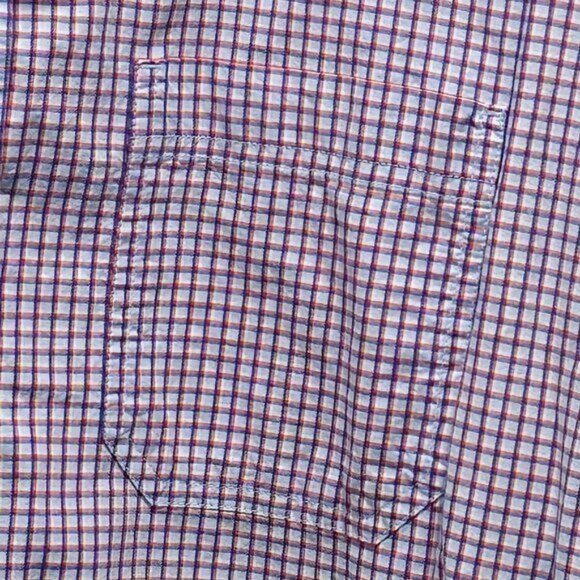 Columbia Long Sleeve Casual Button Checkered Shirt - LARGE - Picture 5 of 12